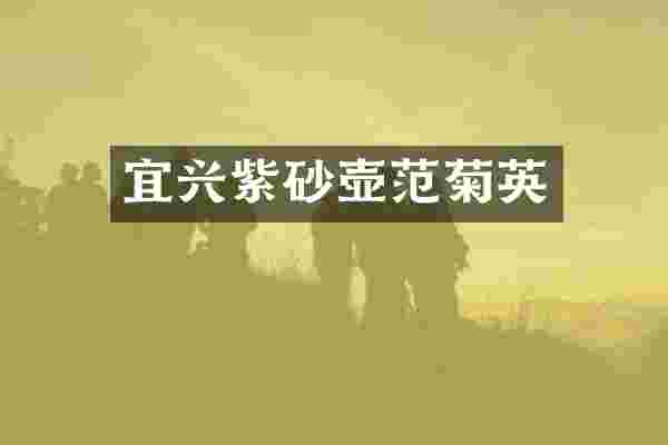 宜兴紫砂壶范菊英