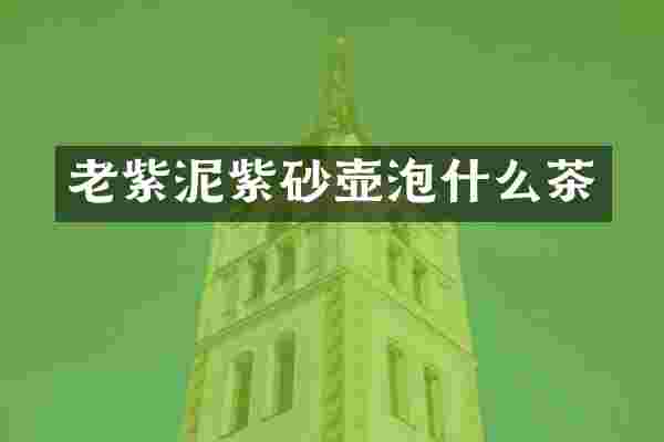 老紫泥紫砂壶泡什么茶