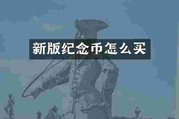 新版纪念币怎么买