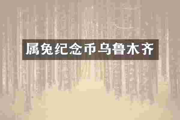 属兔纪念币乌鲁木齐