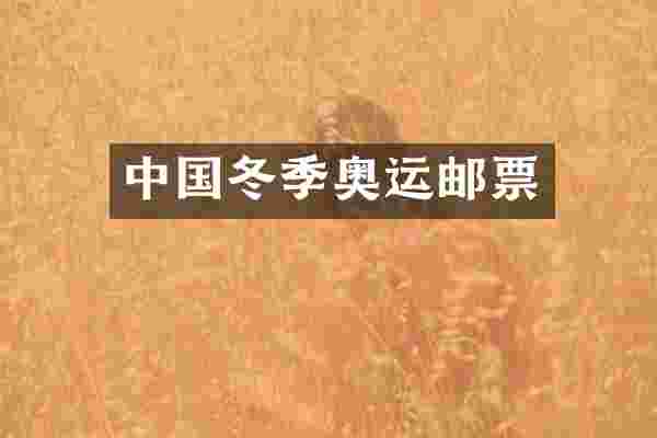 中国冬季奥运邮票