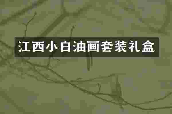 江西小白油画套装礼盒