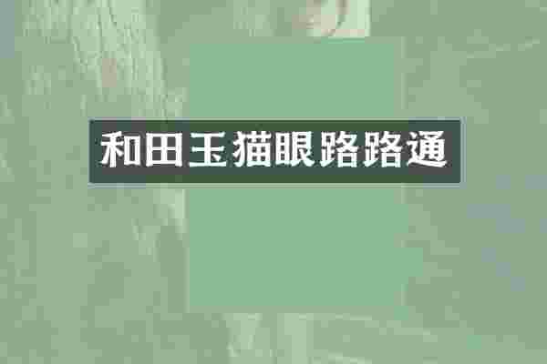 和田玉猫眼路路通