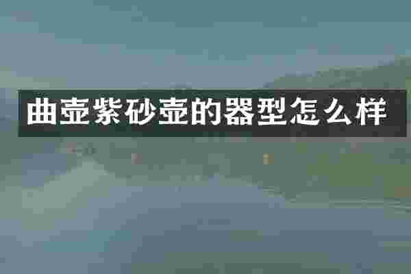 曲壶紫砂壶的器型怎么样