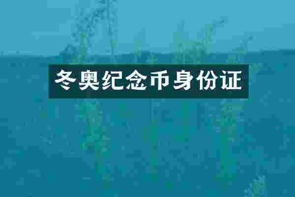 冬奥纪念币