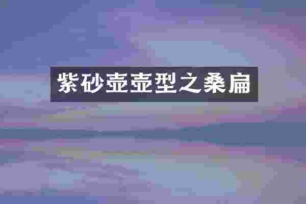 紫砂壶壶型之桑扁
