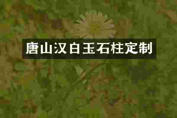 唐山汉白玉石柱定制