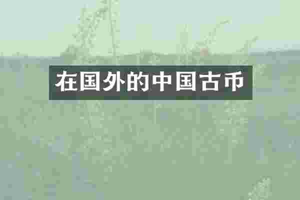 在国外的中国古币