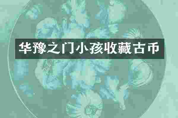 华豫之门小孩收藏古币