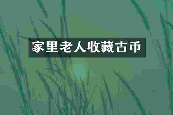 家里老人收藏古币
