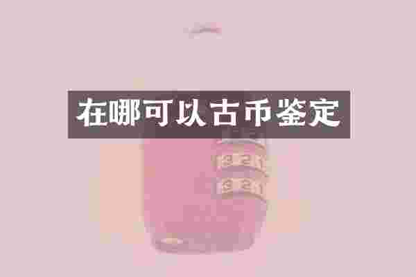 在哪可以古币鉴定
