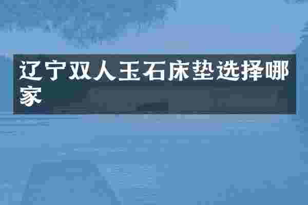 辽宁双人玉石床垫选择哪家