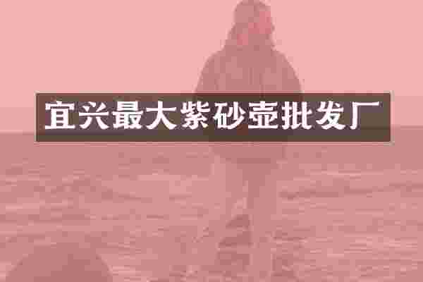 宜兴最大紫砂壶批发厂