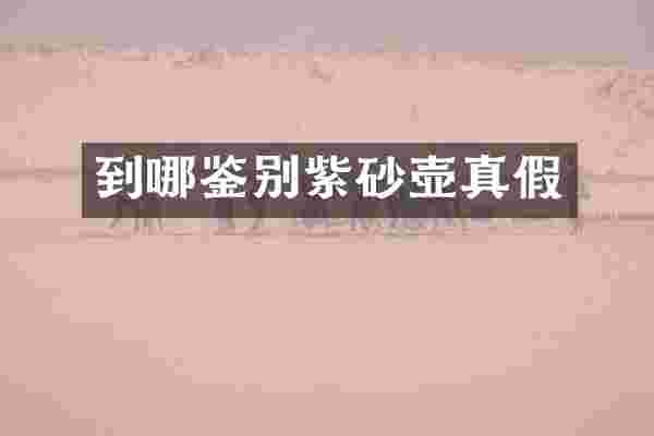 到哪鉴别紫砂壶真假