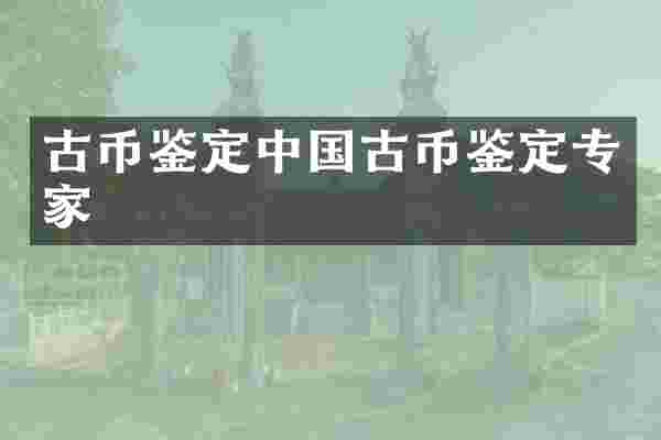 古币鉴定中国古币鉴定专家