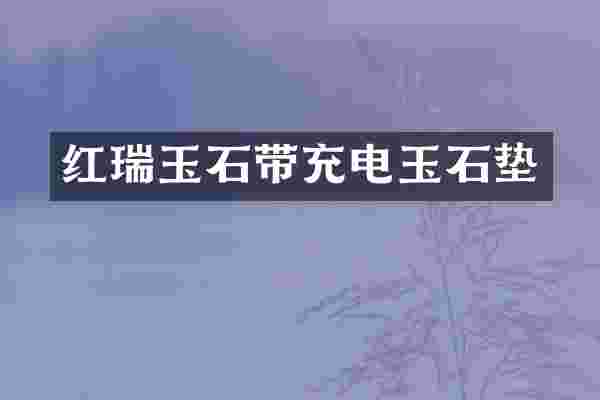 红瑞玉石带充电玉石垫