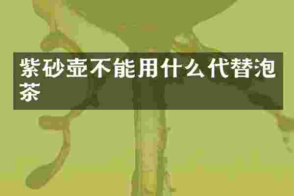 紫砂壶不能用什么代替泡茶