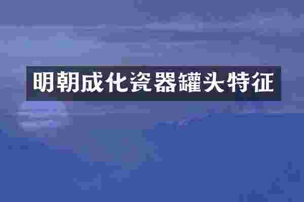 明朝成化瓷器罐头特征