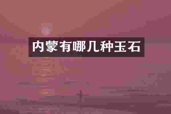 内蒙有哪几种玉石