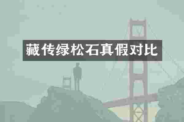 藏传绿松石真假对比