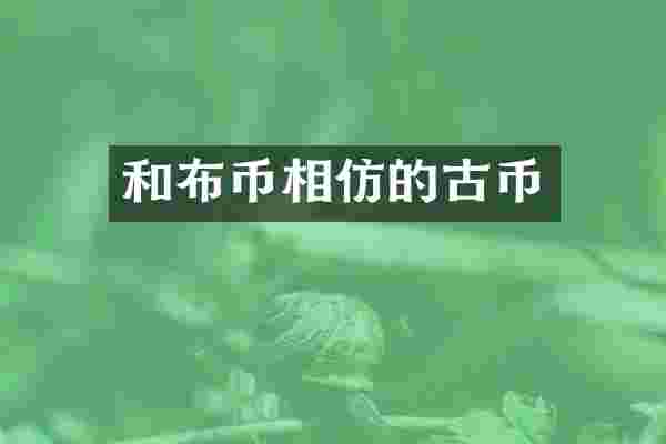 和布币相仿的古币