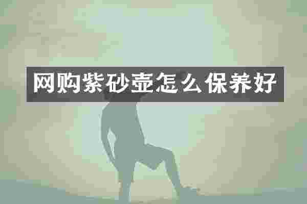 网购紫砂壶怎么保养好