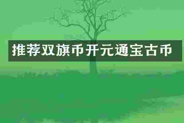 推荐双旗币开元通宝古币