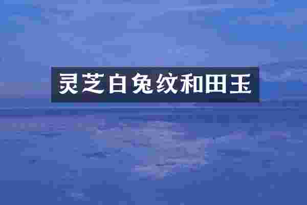 灵芝白兔纹和田玉