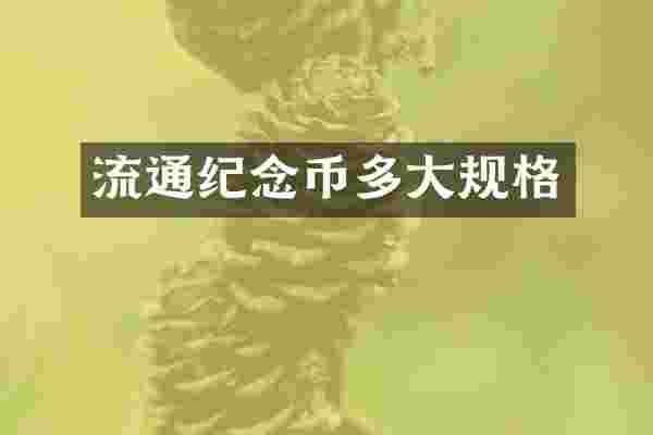 流通纪念币多大规格