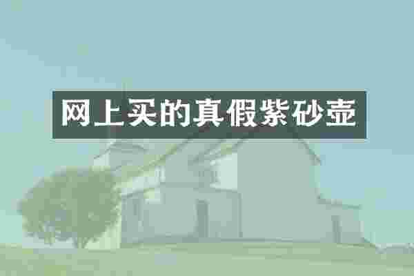 网上买的真假紫砂壶