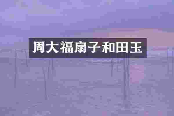 周大福扇子和田玉