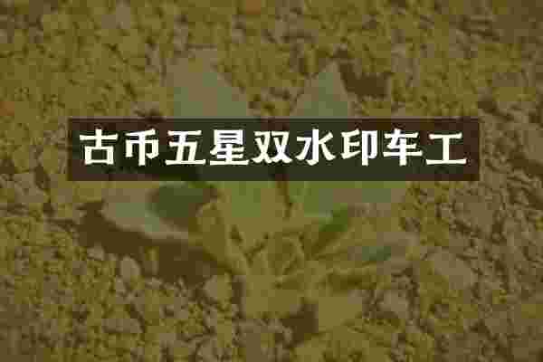 古币五星双水印车工