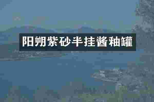 阳朔紫砂半挂酱釉罐