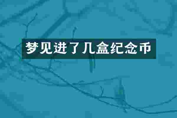 梦见进了几盒纪念币