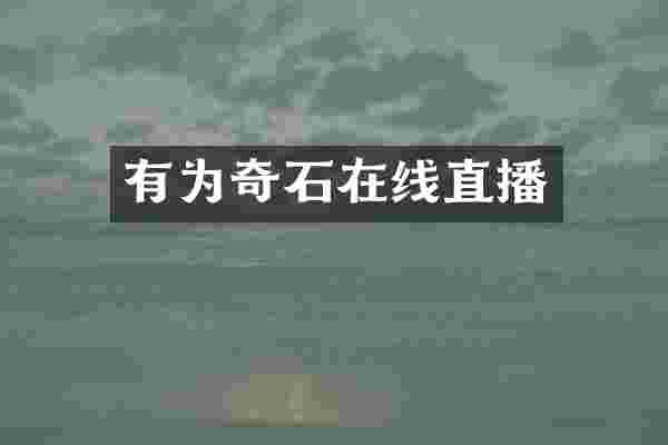 有为奇石在线直播