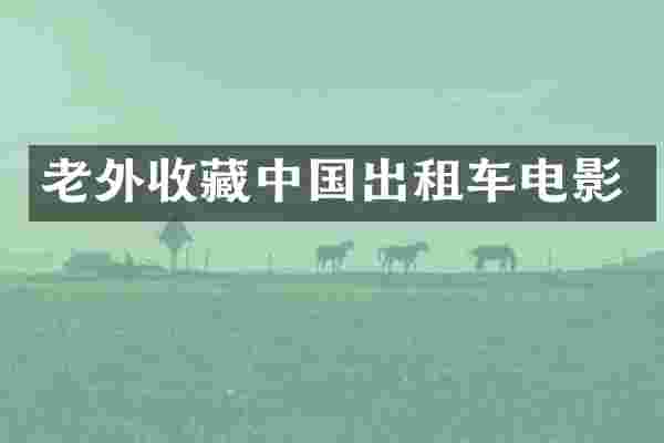 老外收藏中国出租车电影