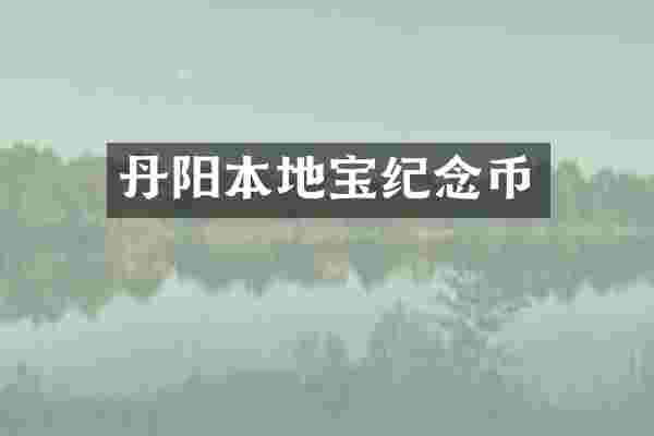 丹阳本地宝纪念币