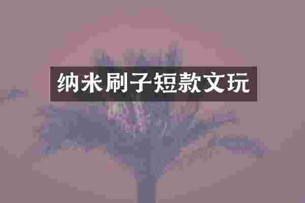 纳米刷子短款文玩