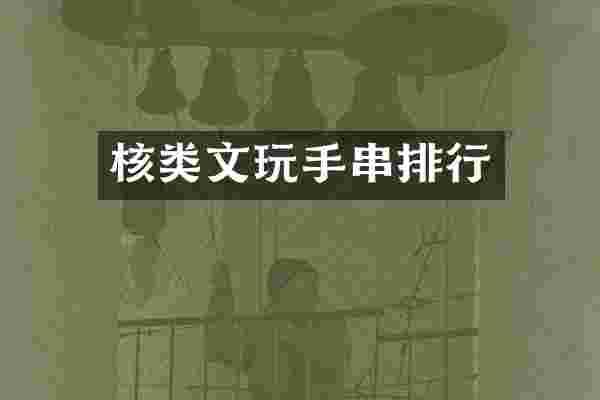 核类文玩手串排行