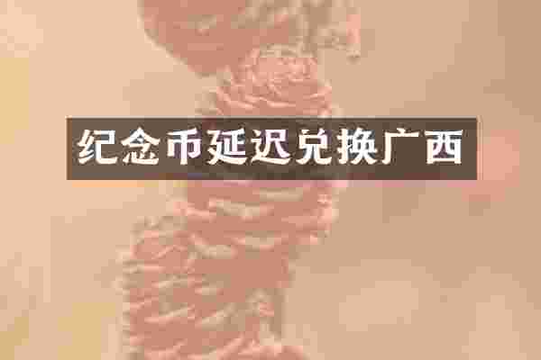 纪念币延迟兑换广西