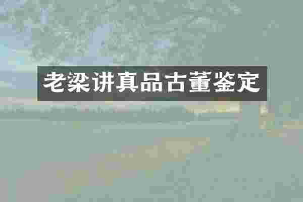 老梁讲真品古董鉴定