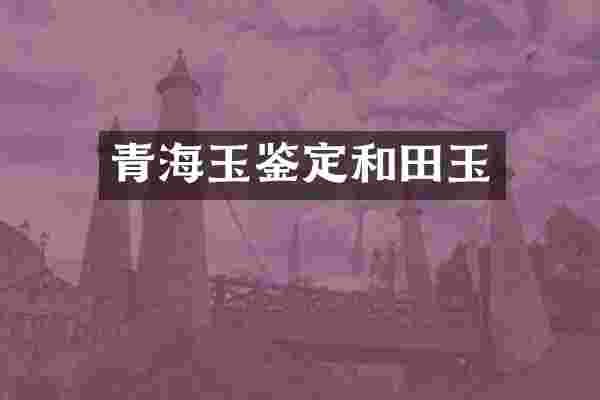 青海玉鉴定和田玉