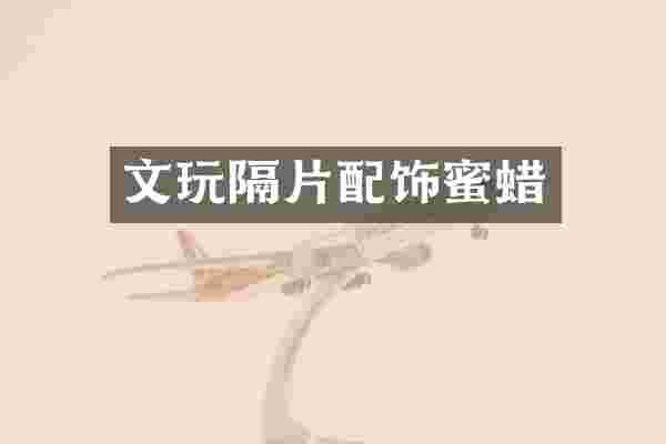 文玩隔片配饰蜜蜡