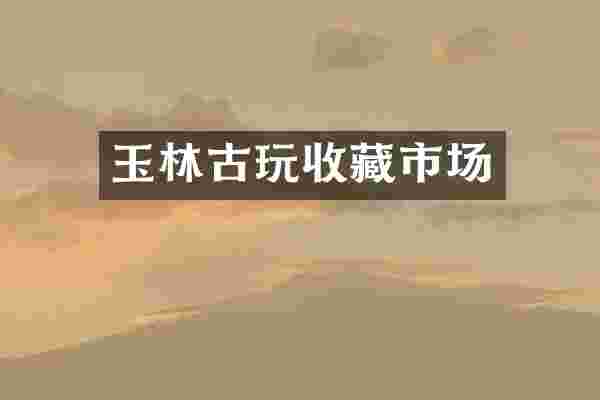 玉林古玩收藏市场
