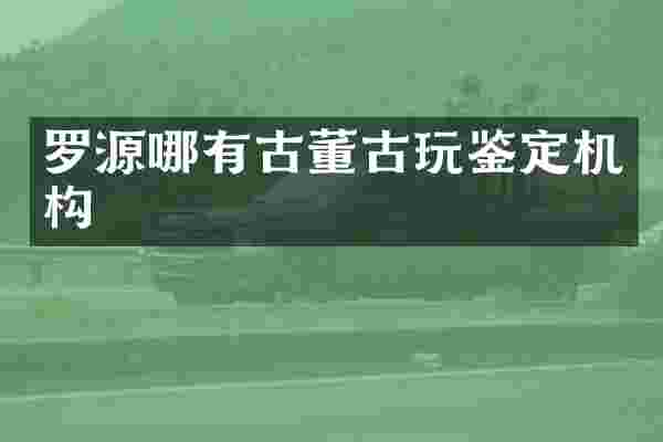 罗源哪有古董古玩鉴定机构