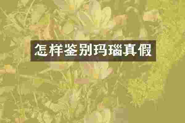 怎样鉴别玛瑙真假