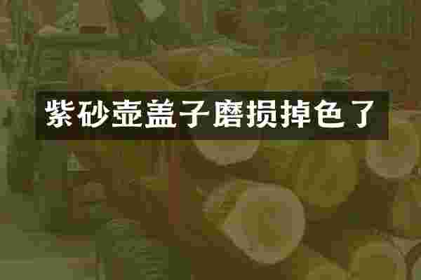 紫砂壶盖子磨损掉色了