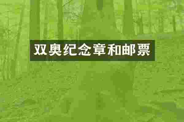 双奥纪念章和邮票