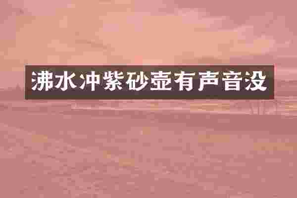 沸水冲紫砂壶有声音没