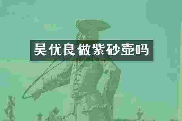 吴优良做紫砂壶吗